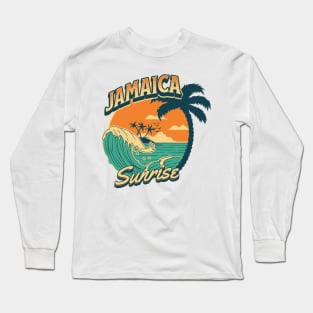 Jamaica Sunrise Long Sleeve T-Shirt